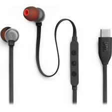 JBL Tune 310C Wired In-Ear Headphones - Black (1106722)