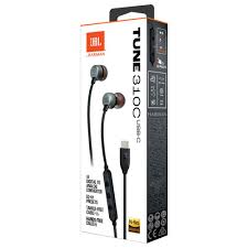 JBL Tune 310C Wired In-Ear Headphones - Black (1106722)