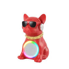 New cool Medium dog doll Bluetooth speaker launched New model CH-M58 - Red (1107030)