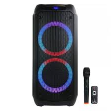 VIDVIE Generic Portable Bluetooth Speaker with Subwoofer, Rich Bass, Wireless Speaker for Outdoor, Camping, Indoor (Black) ( 1108041) (MSRP $139.99)