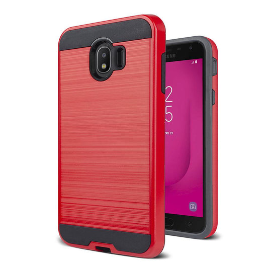 Galaxy J2 Pure brushed metal case - Red (583)