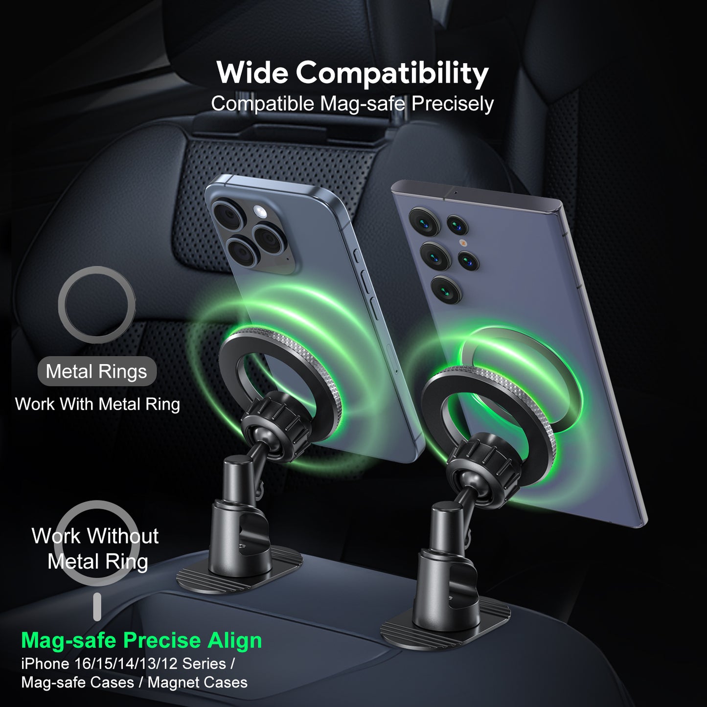 Esoulk Dashboard Magnetic Car Mount - Black (1102710)