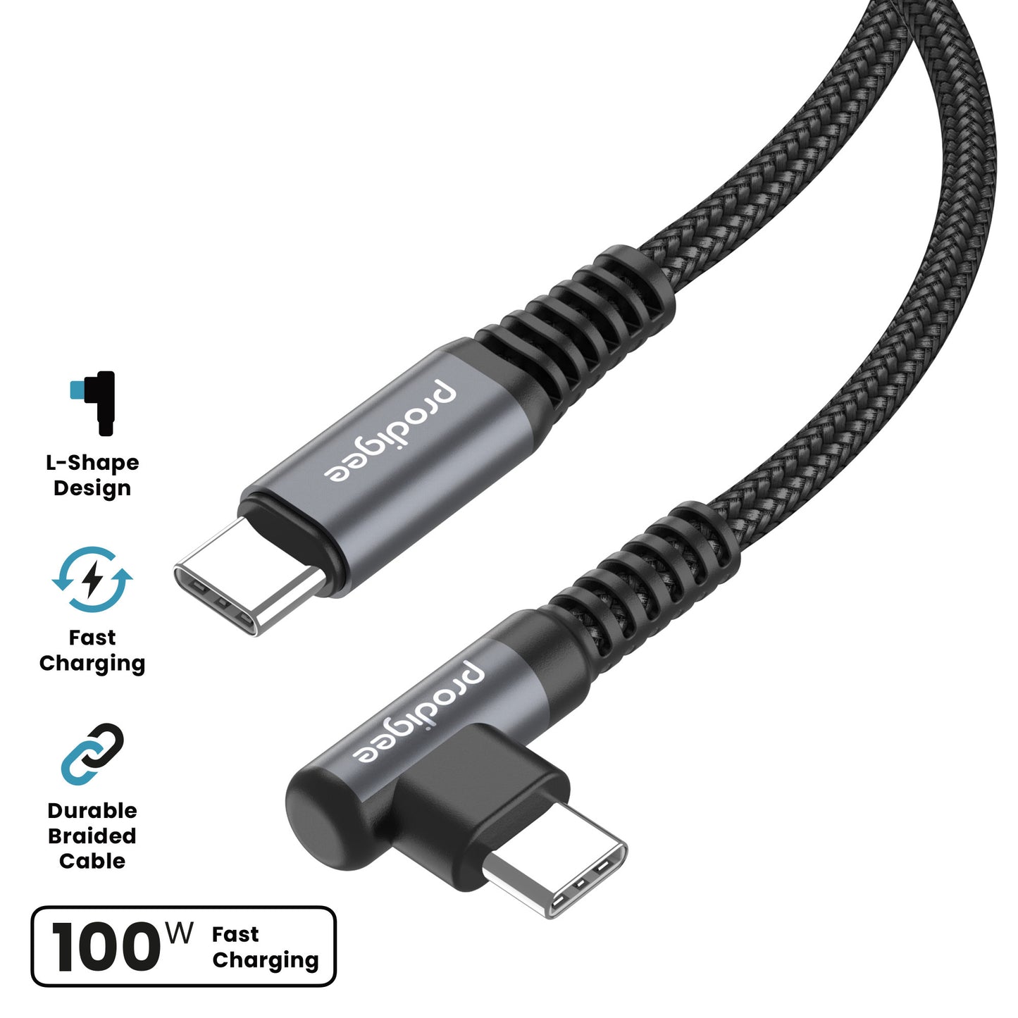 Prodigee Energee Gamer C to C 100W Energee Gamer C to C 100W "ENRG-GMR-C2C- 100W (1107784) (MSRP $39.99)