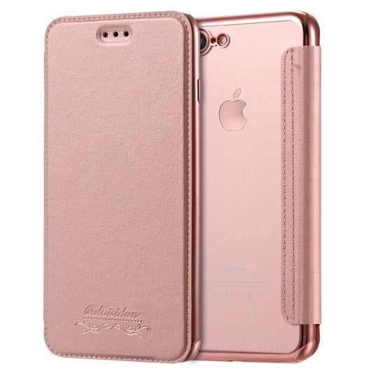 iPhone X/Xs Luxury wallet Card Slot Holder - Rose Gold (3010)
