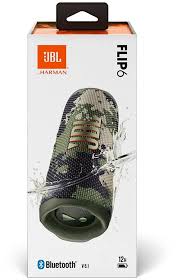 JBL Flip 6 - Portable Bluetooth Speaker, powerful sound and deep bass, IPX7 waterproof, 12 hours of playtime, JBL PartyBoost for multiple speaker pairing - Squad   (1106513)