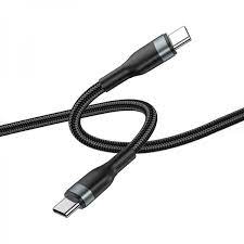 WIWU WI-C017 CONCISE 100W TYPE-C TO TYPE-C CHARGING CABLE 1.2M - BLACK (1106605)