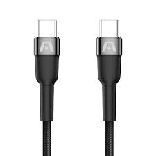 ARGOM CABLE TYPE-C TO TYPE-C 65W NYLON BRAIDED DURA SPEED 10FT/3M (1104925)