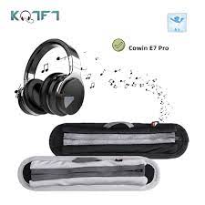 COWIN E7 Active Noise Cancelling Headphones Bluetooth Headphones with Mic Deep Bass Wireless Headphones Over Ear (Black) (1105138)