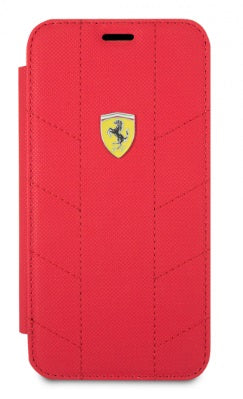 iPhone X/Xs Ferrari Urban Collection Hard Wallet Case Red(426)