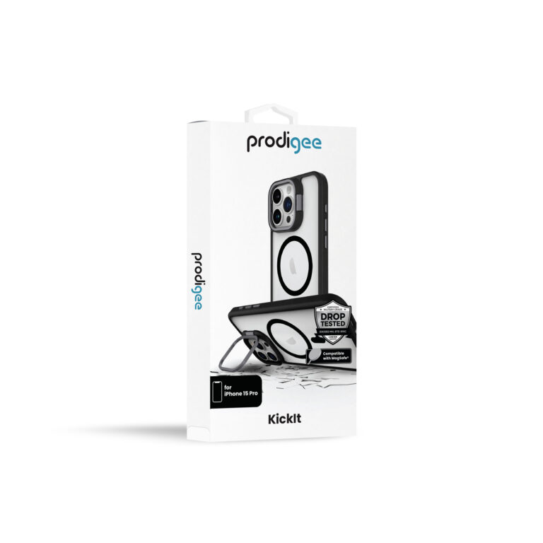 Prodigee iPhone 15 Pro Max KickIt Super slim and Ultra durable Case  - Black (1106196)