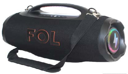 FOL FS-R208 Portable Bluetooth Speaker with Subwoofer, FM Radio, IPX5 Waterproof compare to jbl boombox 3   ( 1107493) (MSRP $269.99)