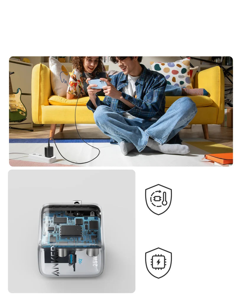Anker Powerport 312 Ace 25W USB-C Wall Charger - Black ( 1108185) (MSRP $49.99)