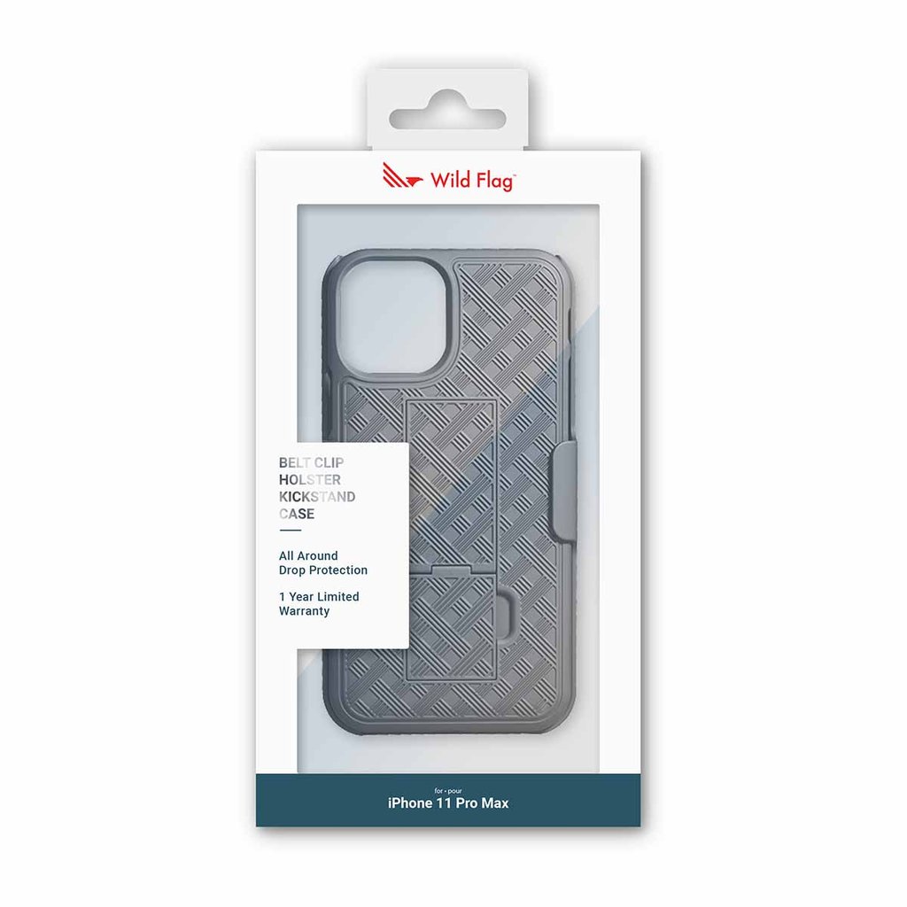 Apple iPhone 11 Pro Max Wild Flag Holster Case- Black (1100494)