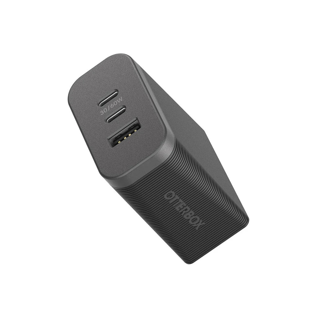 Otterbox 72W Triple Port Premium Pro Fast Charge USB-C Wall Charger - Black ( 1107954) (MSRP $79.99)
