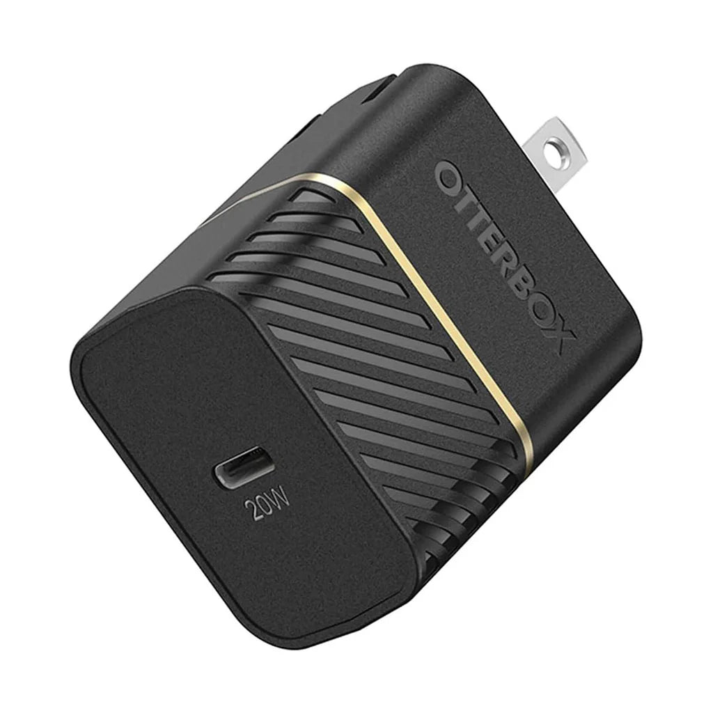 Otterbox 20W 1 Port USB-C PD Wall Charger - Black Shimmer ( 1107958) (MSRP $49.99)