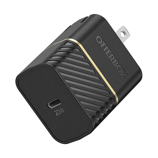 Otterbox 20W 1 Port USB-C PD Wall Charger - Black Shimmer ( 1107958) (MSRP $49.99)