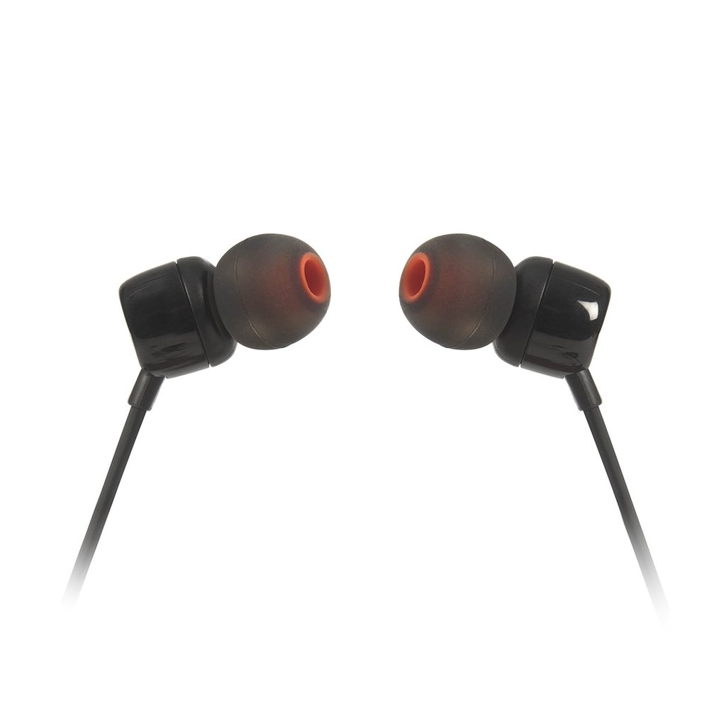 JBL Tune 110 Wired In-Ear Headphones - Black (1102355)