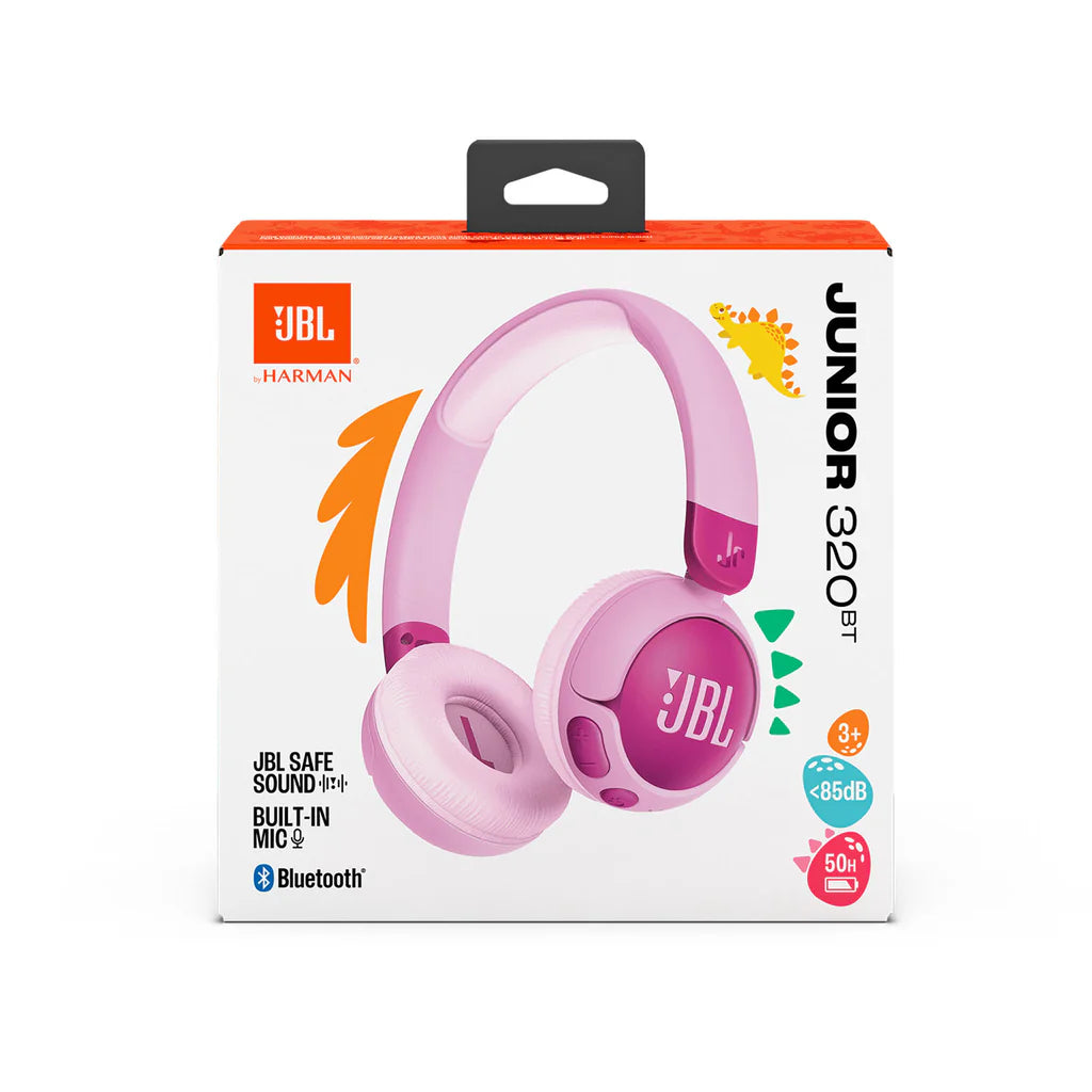 JBL JR 320BT Wireless On-Ear Kids Headphones - Purple (1102942)
