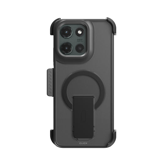 CLICK Latch moto g stylus (2025) Holster Series Case _ Black (1102876)