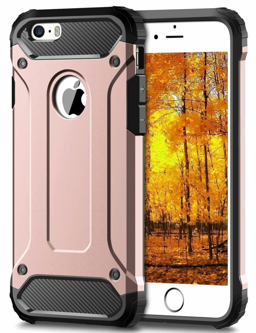 iPhone 7/8 Hybrid Armor TPU PC Case  Rose Gold 1645