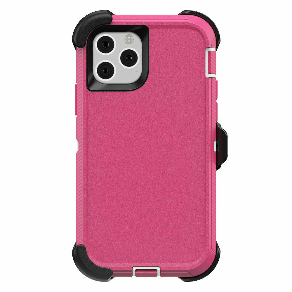 APPLE IPHONE 11 PRO 5.8" DEFENDER CASE WITH CLIP - PINK (9525)