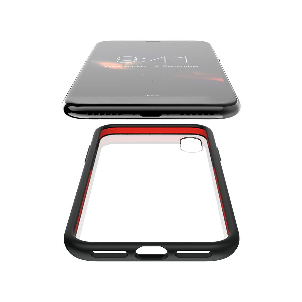 iPhone X/Xs  Safetee Slim Black(421)