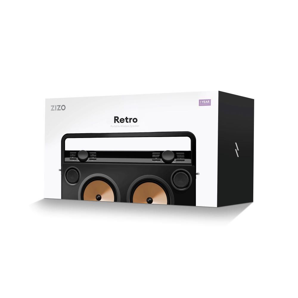 Zizo RETRO Wireless Speaker Black (1107196)