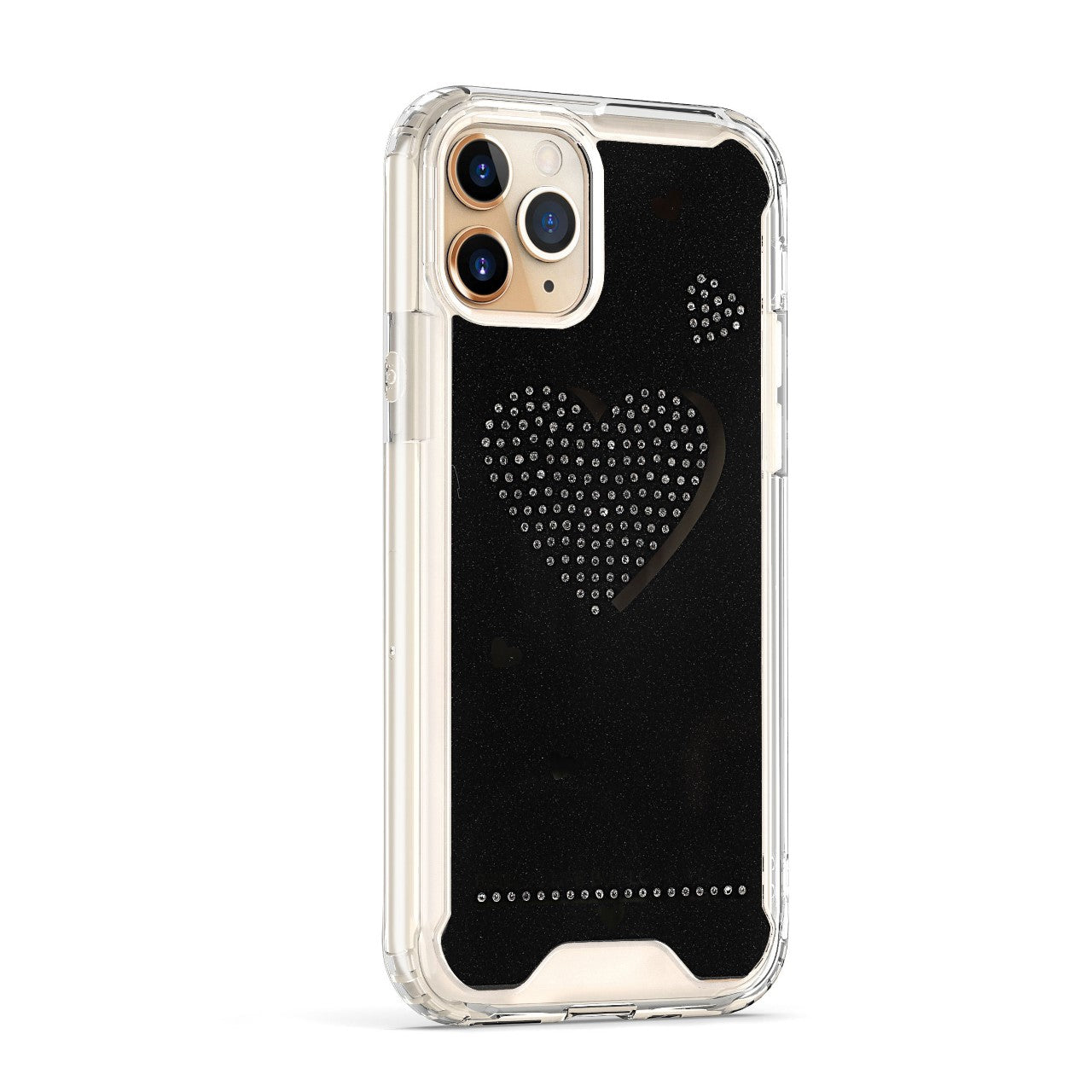 APPLE IPHONE 11 PRO - MOBILIZE JEWEL HYBRID CASE W/ DIAMONDS BRIEF IS LIFE BUT LOVE IS LONG - BLACK