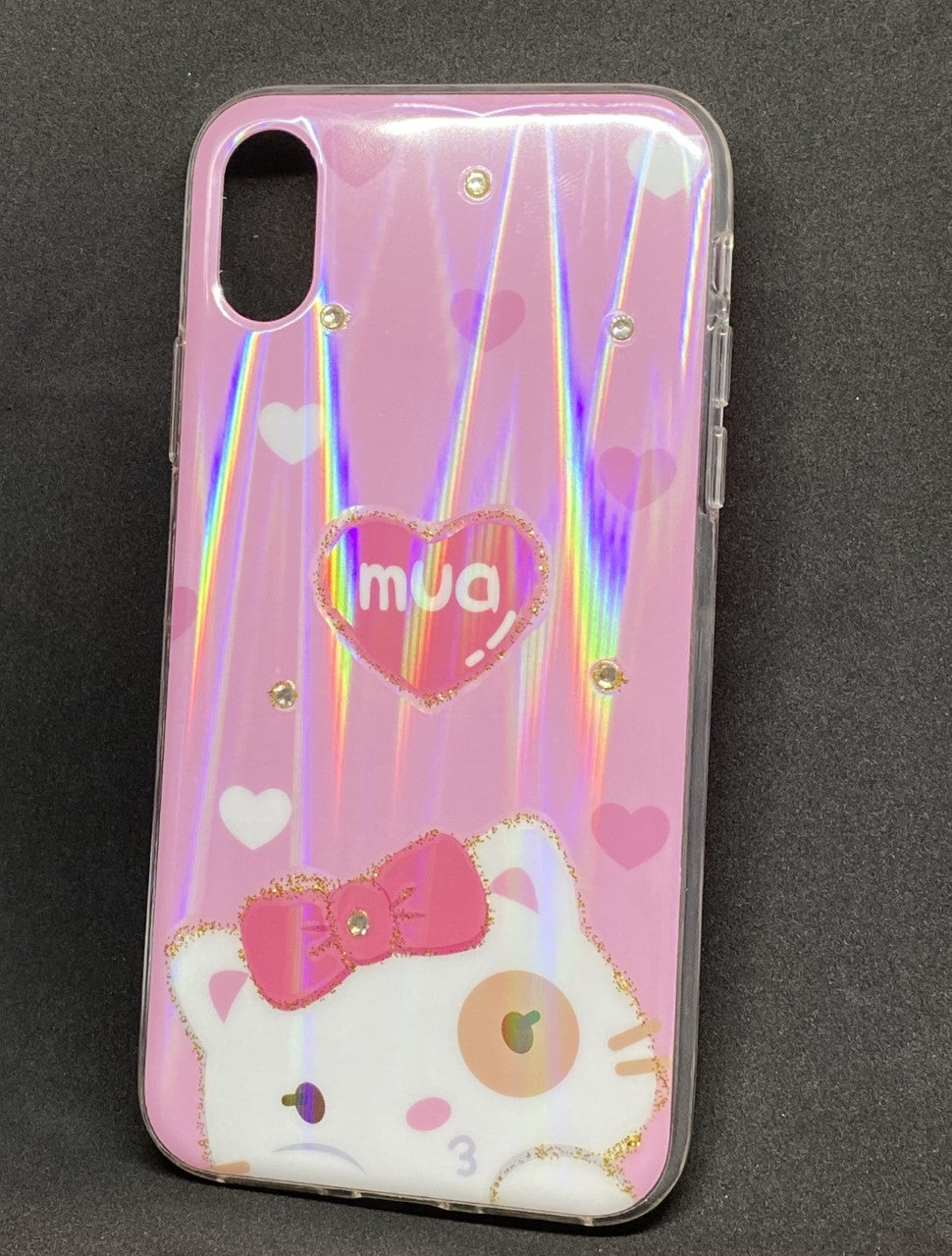 LOFTER MUA DIAMOND CASE WITH SOFT SILICON  FOR iPHONE XR  (4846)