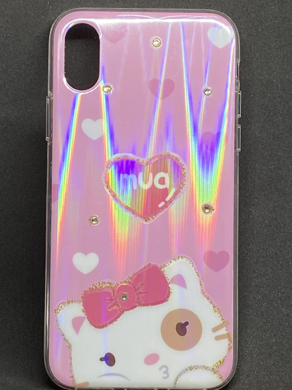 LOFTER MUA DIAMOND CASE WITH SOFT SILICON  FOR iPHONE XR  (4846)