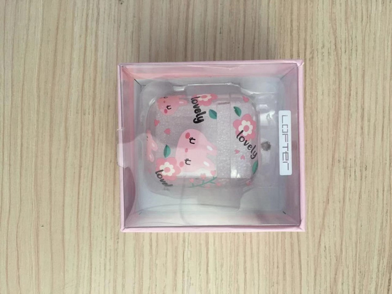 LOFTER Cartoon Wireless Earphone Case Protective Cover for Airpods 1/2 Box /ND (4823)