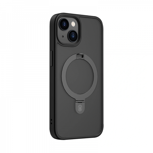 WIWU MAGNETIC ANTI-DROP PROTECTIVE CASE WITH STAND FOR IPHONE 14 PLUS - BLACK (1107348)